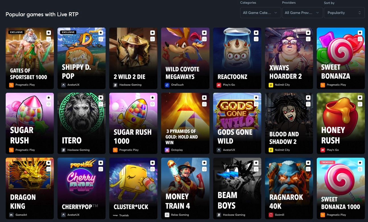 Sport-bet.io Live RTP image